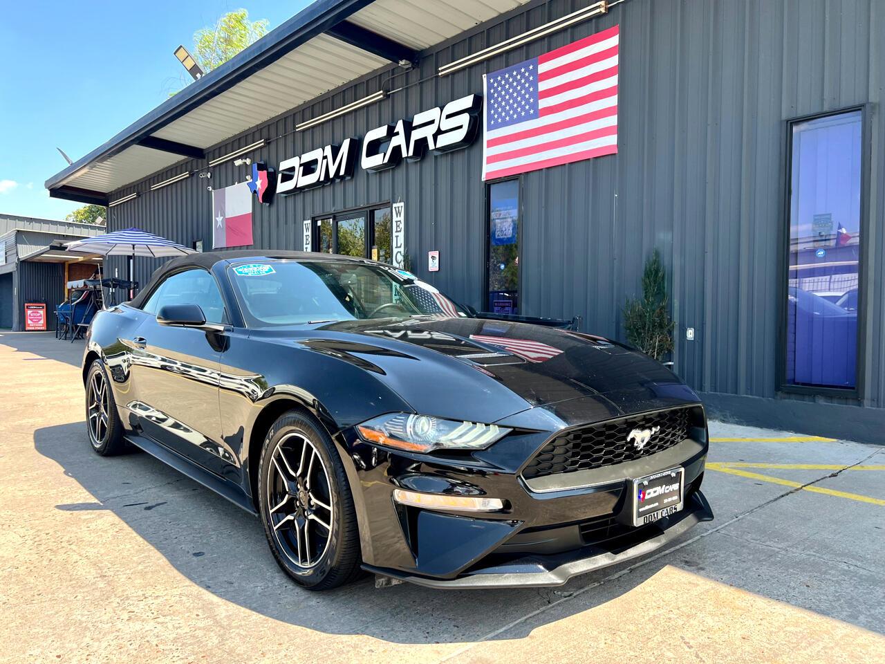 Used 2018 Ford Mustang EcoBoost Premium Convertible for sale $19,995 at AAN Master 2027 in Gurnee IL 60031 1