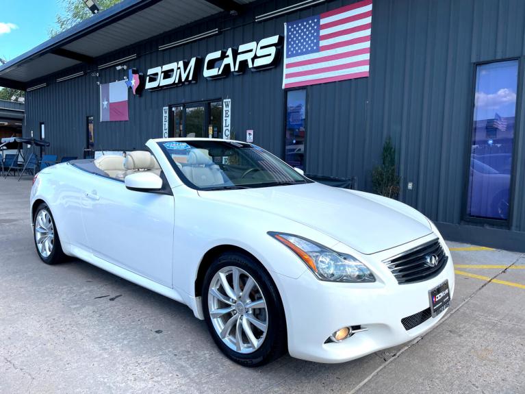 Used 2013 Infiniti G Convertible Base for sale $18,995 at AAN Master 2027 in Gurnee IL 60031 1